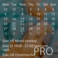 Mature Calendar Widget Pro