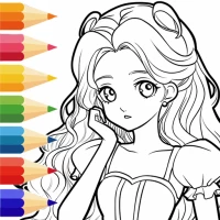 Girls Coloring Book:Color Game