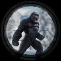 Scary Gorilla Animal Hunting