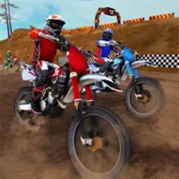 Dirt Bike Rider Motocross Race